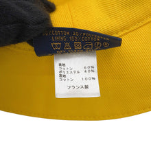 Load image into Gallery viewer, LOUIS VUITTON Reversible bucket hat Size 58 Noir/YellowM76208 Cotton60% Polyester40%
