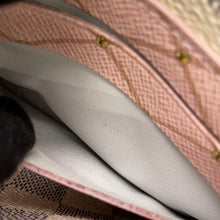 Load image into Gallery viewer, LOUIS VUITTON Pochette Weekend Summer Trunk Rose BallerineN60108 Damier Azur/Trunk
