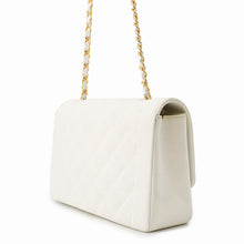 Load image into Gallery viewer, CHANEL Diana Chain Shoulder Bag WhiteA01165 Caviar Leather Size 25

