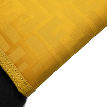 Load image into Gallery viewer, FENDI ZUCCA Tri-fold Wallet Yellow Nylon/Canvas/Leather

