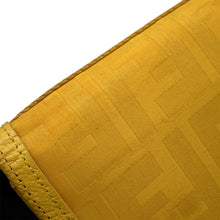 Load image into Gallery viewer, FENDI ZUCCA Tri-fold Wallet Yellow Nylon/Canvas/Leather
