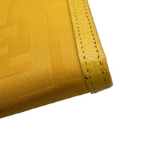 Load image into Gallery viewer, FENDI ZUCCA Tri-fold Wallet Yellow Nylon/Canvas/Leather

