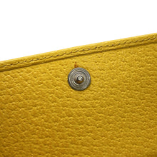 Load image into Gallery viewer, FENDI ZUCCA Tri-fold Wallet Yellow Nylon/Canvas/Leather
