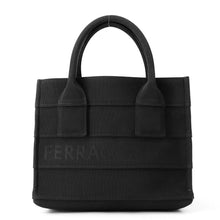 Load image into Gallery viewer, Ferragamo Logo Tote Bag Black214988 Fabric
