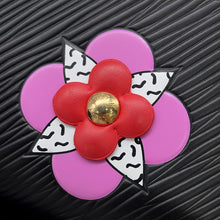 将图像加载到图库查看器中，LOUIS VUITTON Zippy Wallet NoirM62296 Epi Leather/Flower
