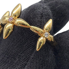 将图像加载到图库查看器中，LOUIS VUITTON Ring - Louisette Signature Size S GoldM1439S Metal
