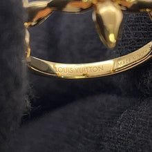 将图像加载到图库查看器中，LOUIS VUITTON Ring - Louisette Signature Size S GoldM1439S Metal
