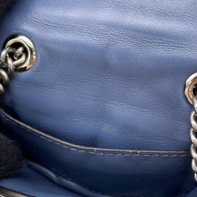 Load image into Gallery viewer, FENDI ZUCCA Nanobucket Chain Shoulder Bag Light Blue/White7AS143 Leather Size Mini
