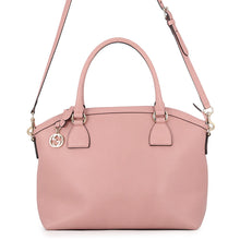 将图像加载到图库查看器中，GUCCI Interlocking G Handbag Pink449651 Leather

