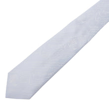 Load image into Gallery viewer, Berluti Jacquard Scritto Pattern Tie Light Blue Silk100%
