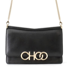 Load image into Gallery viewer, JIMMY CHOO ChainShoulder Bag Black Leather
