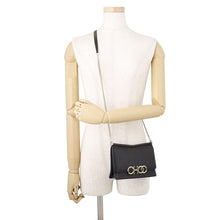 Load image into Gallery viewer, JIMMY CHOO ChainShoulder Bag Black Leather

