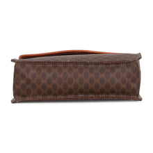 将图像加载到图库查看器中，CELINE Macadam Handbag Brown PVC Leather
