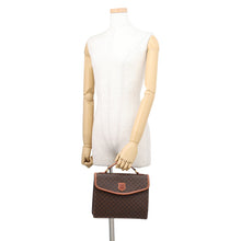 将图像加载到图库查看器中，CELINE Macadam Handbag Brown PVC Leather
