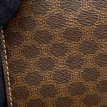 将图像加载到图库查看器中，CELINE Macadam Handbag Brown PVC Leather

