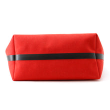 Load image into Gallery viewer, Ferragamo Gancini Tote Bag Red/Black24 1345/00 Canvas Leather
