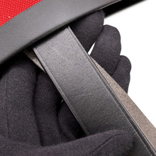Load image into Gallery viewer, Ferragamo Gancini Tote Bag Red/Black24 1345/00 Canvas Leather
