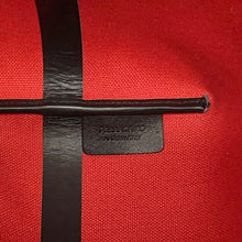 Load image into Gallery viewer, Ferragamo Gancini Tote Bag Red/Black24 1345/00 Canvas Leather
