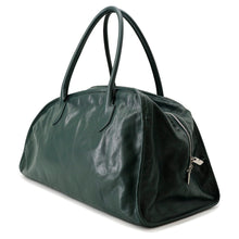 Load image into Gallery viewer, BURBERRY Duffle Bag Dark Green/Blue8083437 Leather
