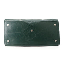 Load image into Gallery viewer, BURBERRY Duffle Bag Dark Green/Blue8083437 Leather
