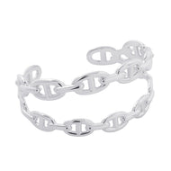 HERMES Chaine d'Ancre Double Bangle Size LG SV925