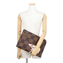 Load image into Gallery viewer, LOUIS VUITTON Pochette Jour NoirN60390 Damier Ebene Canvas Giant NIGO
