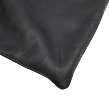 将图像加载到图库查看器中，JIMMY CHOO Drawstring Tote Black Leather
