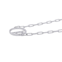 将图像加载到图库查看器中，HERMES Chaine d'Ancre Game Necklace Silver SV925
