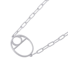 将图像加载到图库查看器中，HERMES Chaine d'Ancre Game Necklace Silver SV925

