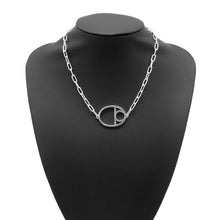 将图像加载到图库查看器中，HERMES Chaine d'Ancre Game Necklace Silver SV925
