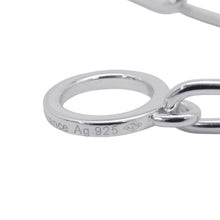 将图像加载到图库查看器中，HERMES Chaine d'Ancre Game Necklace Silver SV925
