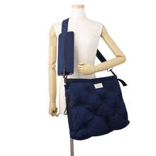 Load image into Gallery viewer, Maison Margiela Maison Margiela Glam Slam 2-Way Square Shoulder Bag BlueS35WA0052 Canvas Leather
