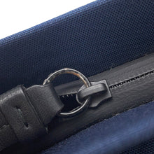 Load image into Gallery viewer, Maison Margiela Maison Margiela Glam Slam 2-Way Square Shoulder Bag BlueS35WA0052 Canvas Leather
