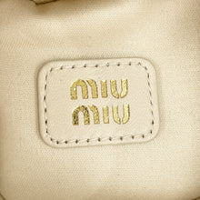 将图像加载到图库查看器中，MIUMIU Matelassé Key Ring Beige5TL527 Leather
