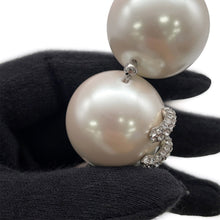 将图像加载到图库查看器中，Givenchy Stitch necklace WhiteBF00NNF05M Metal White Resin Beads Rhinestone
