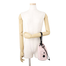 Load image into Gallery viewer, MONCLER 2WAY Drawstring BagBag Mini Pink/Black5L00008 Nylon
