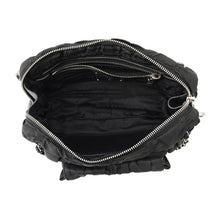 Load image into Gallery viewer, PRADA Gathered ChainHandbag Black Nylon
