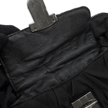 Load image into Gallery viewer, PRADA Gathered ChainHandbag Black Nylon
