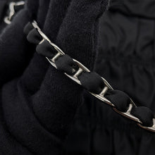 Load image into Gallery viewer, PRADA Gathered ChainHandbag Black Nylon
