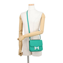 Load image into Gallery viewer, HERMES Constance3 Miroir Vert Jade Epsom Size Mini
