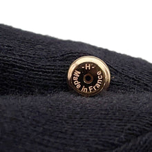 Load image into Gallery viewer, HERMES Pop Ash Earrings Size Mini Black Gold Plated Lacquer
