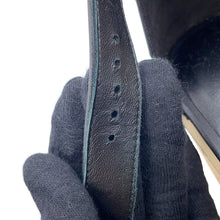 Load image into Gallery viewer, HERMES Sandals《Russe》30 Black Calf Leather Size 35
