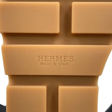 Load image into Gallery viewer, HERMES Sandals《Russe》30 Black Calf Leather Size 35
