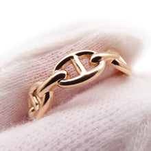 Load image into Gallery viewer, HERMES Chaine d'Ancre Anchene Ring Size 54/#14 18K Pink Gold
