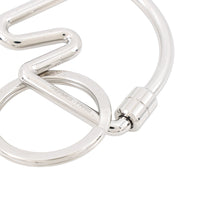将图像加载到图库查看器中，HERMES Cheval Key Ring Silver Metal
