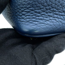 Load image into Gallery viewer, HERMES Picotin Lock Blue de Prusse Taurillon Clemence Size PM
