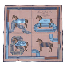 将图像加载到图库查看器中，HERMES Handkerchief Garde Robe Pop Detail Marong rasse Cotton100%
