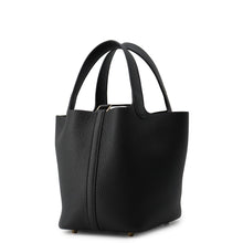 Load image into Gallery viewer, HERMES Picotin Lock Black Taurillon Clemence Size PM
