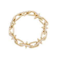 将图像加载到图库查看器中，TIFFANY&amp;Co. Titan by Pharrell Williams Diamond Bracelet 18K Yellow Gold
