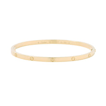 将图像加载到图库查看器中，CARTIER LOVE Bracelet Size 19/Small ModelB6079119 18K Yellow Gold

